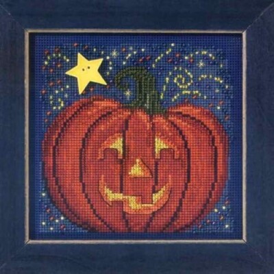 MILL HILL Buttons Beads Kit Counted Cross Stitch MIDNIGHT PUMPKIN MH14-3206