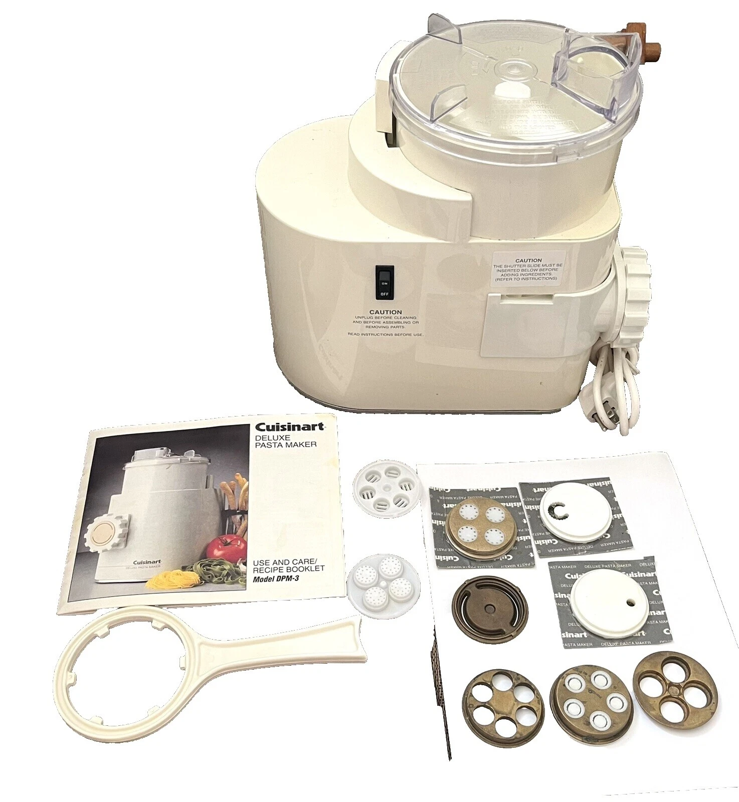 Máquina para hacer pasta eléctrica blanca Cuisinart