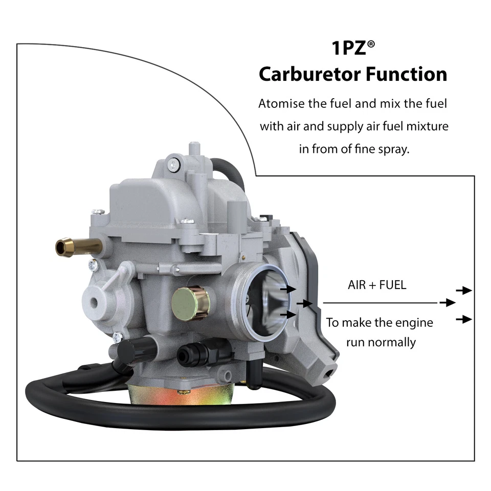 Carburador para Suzuki LT-F400 LTF400 LTF400F Eiger 400 4x4 2x4 13200-38F40 Carb Foto 4 de 4