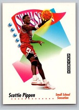 1991 SkyBox Small School Sensation #606 Scottie Pippen HOF Chicago Bulls