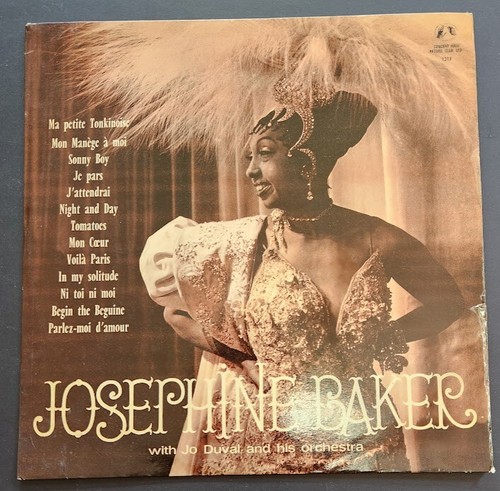 Josephine Baker with Jo Duvall & Orchestra 1962 England French & English LP