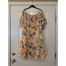 Zach & Rachel Floral Peasant Mini Dress- Size 2X- NWT