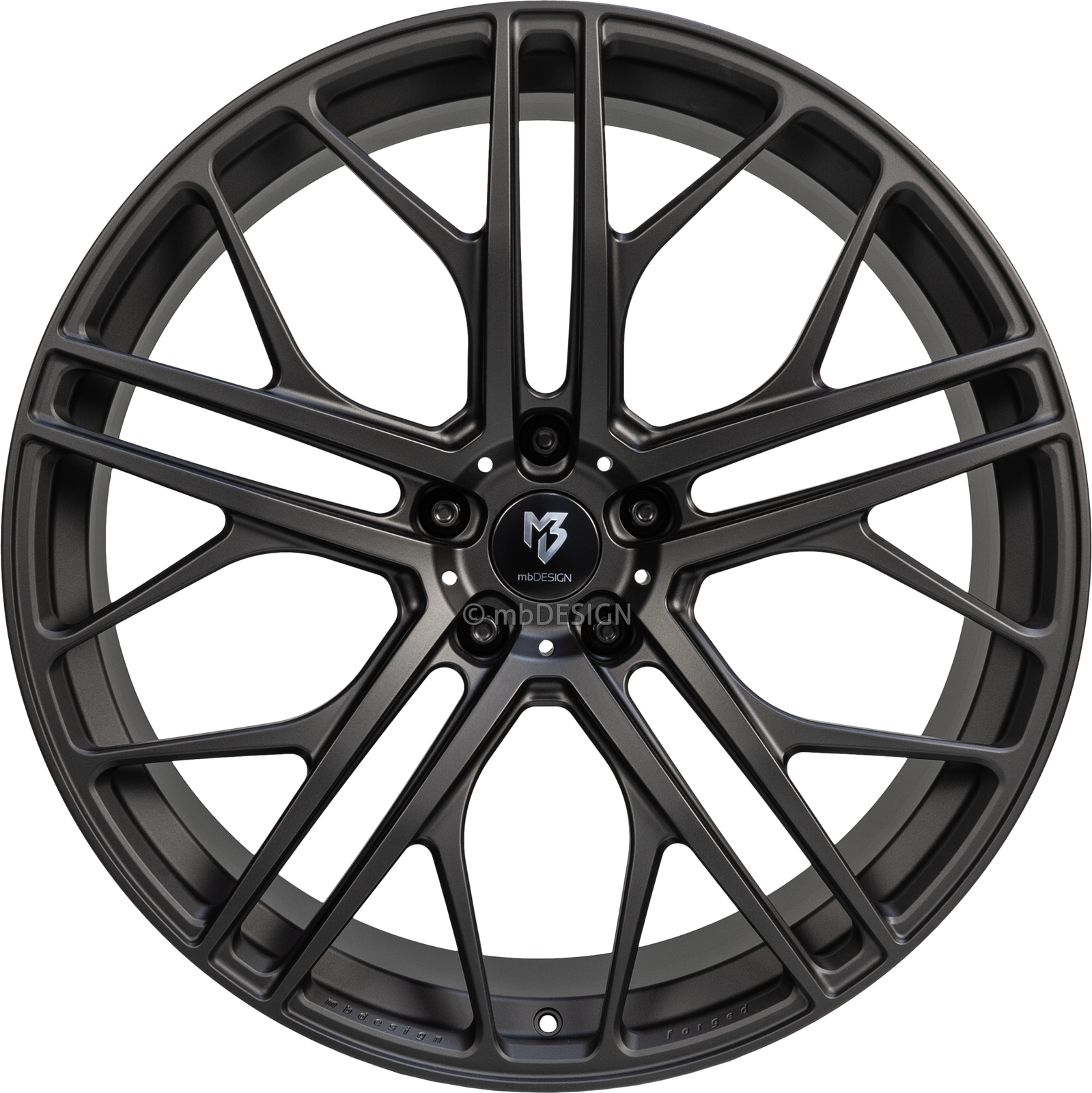 2X Mbdesign Aluminiumrad Geschmiedet SF1 9,0X20 Zoll (Konkaves Design) Lk 5X108-image