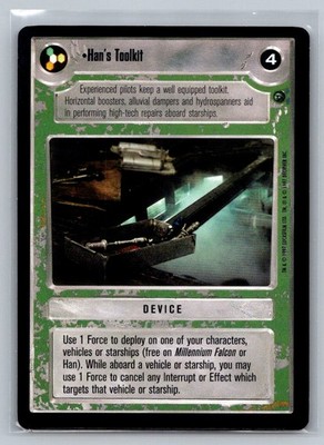 DEVICE Star Wars Customizable Card Game CCG HAN'S TOOLKIT