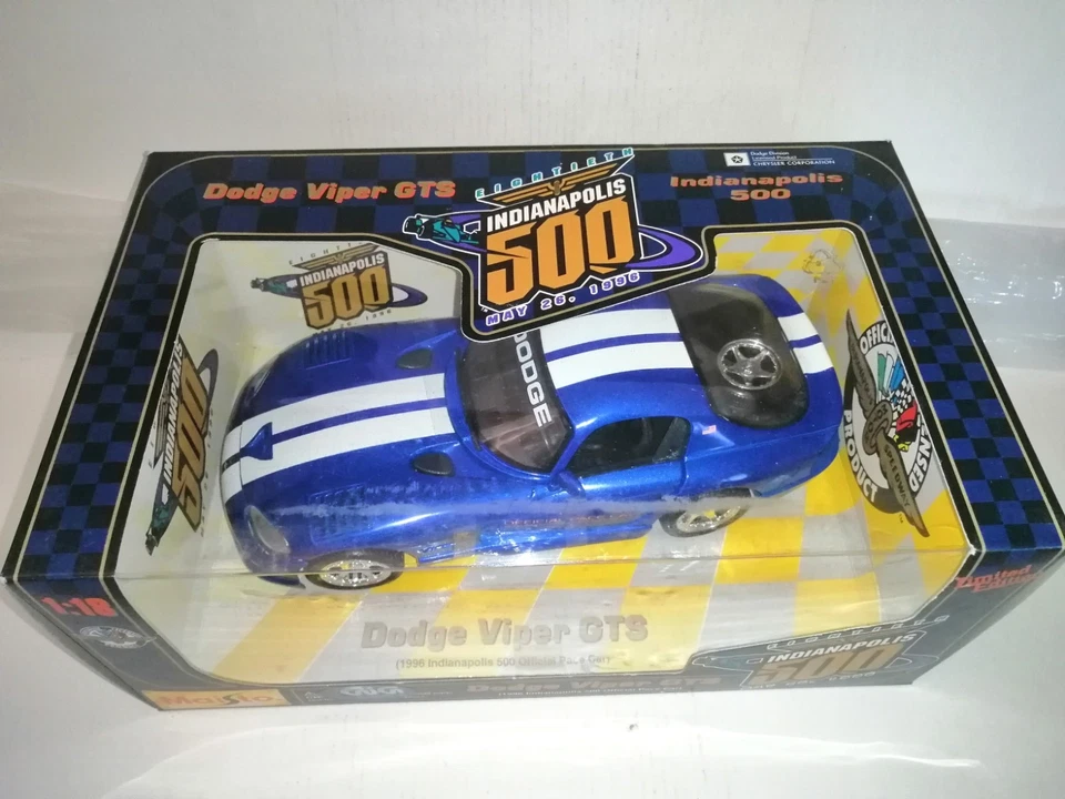 DODGE VIPER GTS 1996 INDIANAPOLIS 500 REF.31828 MAISTO SCALA 1/18 - Immagine 2 di 2