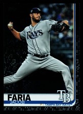 Jacob Faria Tampa Bay Rays 2019 Topps Black #656 SN /67