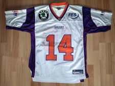 Maglia NFL Europe Frankfurt Galaxy Jersey taglia L Reebok bianca