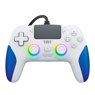 RGB Gaming Controller for PS-5/PC, 3.5MM Headphone Jack