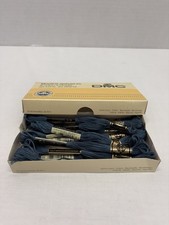 Vtg 10 DMC Moulin Special 25 100 Cotton Dark Antique Blue 930 Thread