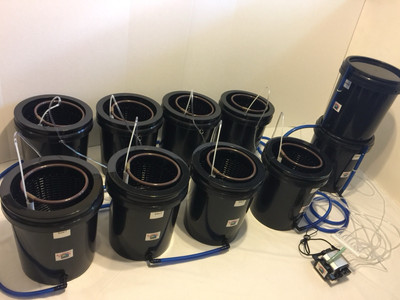 #ad #ad Hydroponic Aeroponic Recirculation Water Culture 5 Gallon Bucket 8 Grow System $135.83