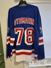Blue four XL New York Rangers home fanatics Jersey with  78 Othmann — photo 1