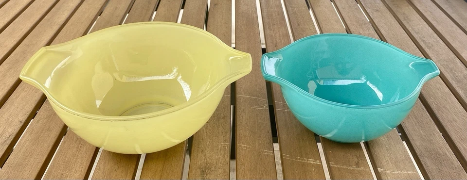 Saladiers Pyrex Années 70 Vintage France - Photo 3/4