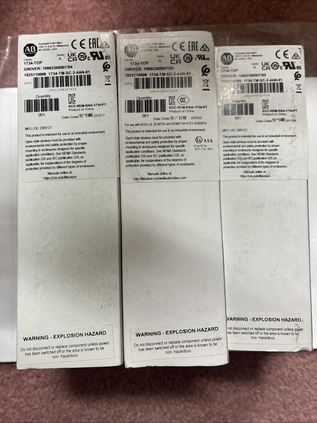 (15) 1734-TOP AB POINT I/O Terminal Base New 1PCS Fast Shipping 1734TOP