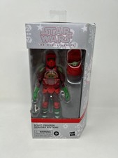 Star Wars The Black Series 6-Inch Scout Trooper Holiday Edition and Grogu in H