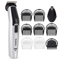 Babyliss 7255U Mens Beard Hair Clipper Trimmer Shaver Body Grooming Kit 10 in 1