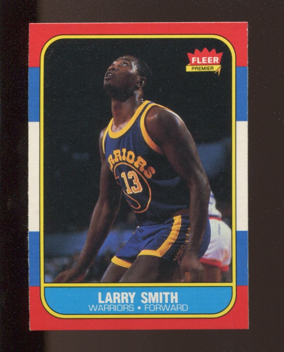 1986 Fleer #104 Larry Smith Set Break
