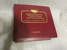 Golden replicas of United States birds and flowers stamps complete set of all 50