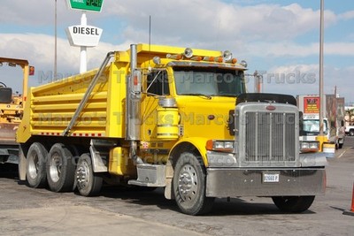 LKW Foto Peterbilt Baukipper USA gelb #p3vy