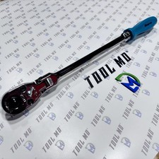 Snap-on Tools RARE TEAL 1/2" Drive Quick-Release Flex-Head Ratchet SHFD80ATL