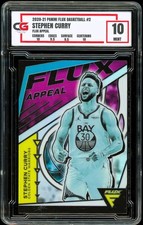 2020-21 Panini Flux #2 ~ APPEAL SILVER PRIZM HOLO ~ Stephen Curry ~ GRADED CG 10