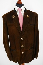 Julius Lang traditional leather jacket size 52 100% leather antique dark brown excellent condition