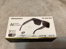 Wegasonic XK One Pro Ai Smart Glasses With 3 Sets Of Lenses