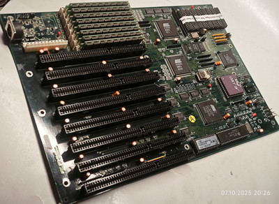 386 KT Technology KT333OP3C-WB/BI PQFP 386DX Mainboard w AMD DXL-33 & FPU + 8 MB