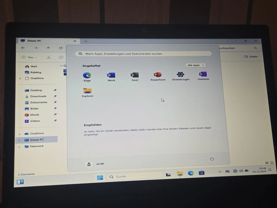 Notebook Acer 17,3 zoll Windows 11Pro Office  Internationale Tastatur  - Bild 3 von 4