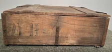 WW1 Reichswehr German artillery Pulverkasten box w/ Reichsbahn label Kempten