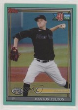 2021 Topps Pro Debut Chrome Aqua Refractor 32/75 Dax Fulton Daxton #PDC-192 0st