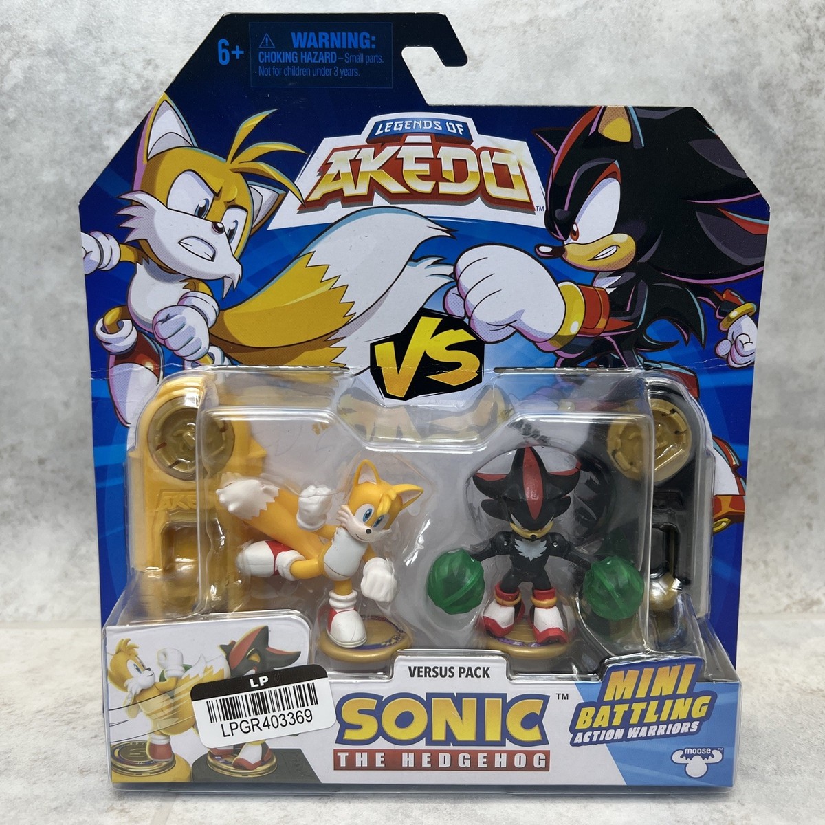Legends of Akedo Sonic The Hedgehog Versus Pack Tails vs Shadow 2