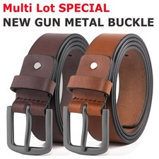 Men s belts,Full Grain Genuine Leather Casual Dress Jeans Belts for Men