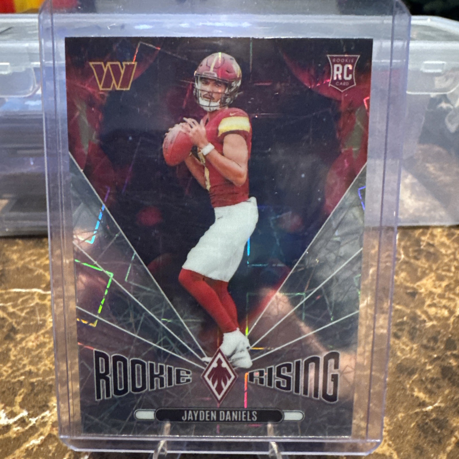 2024 Panini Phoenix - Rookie Rising Jayden Daniels #RR-JDS Lazer (RC)