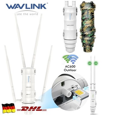 Wavlink Outdoor WLAN Repeater Extender AP N300/AC1200/600 IP65 Mesh Wasserdicht
