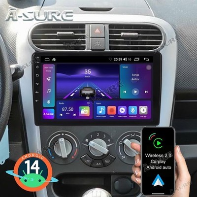 CarPlay 2+64GB Android 14 Autoradio Für Opel Agila B 04-14 Suzuki Splash GPS FM