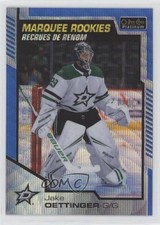 2020-21 O-Pee-Chee Platinum Marquee Rookies Blue Surge Jake Oettinger #175 0c3