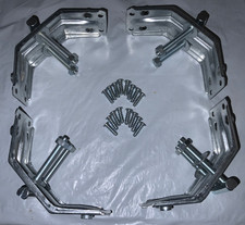 Set of 4 IKEA 122483 Corner Mount Bracket Angled for Table Legs Bjursta Stornas