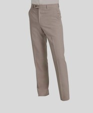 Michael Kors Men's Beige Wool Solid Classic Malone Suit Pants Size 40W-32L