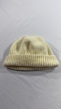 Kids' Cream Knit Beanie Hat