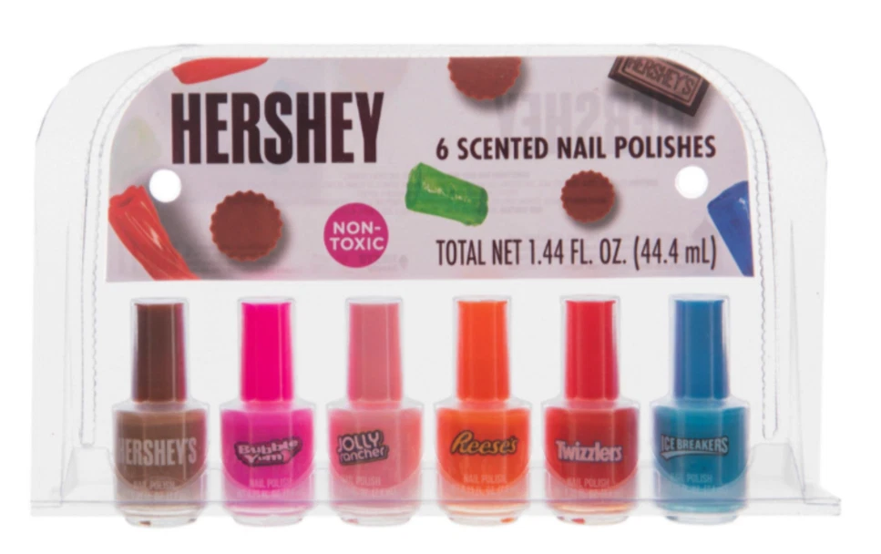 Hershey 6 Scented Nail Polishes Set - American USA Import UK Seller