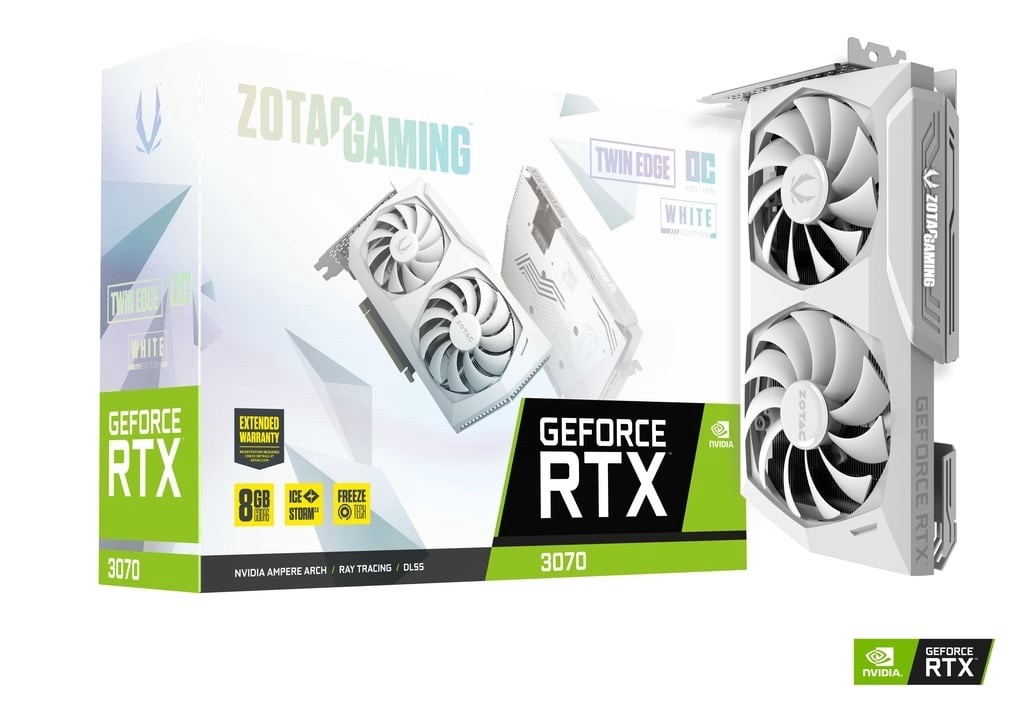 ZOTAC GeForce RTX 3070 Twin Edge OC White Edition 8GB GDDR6