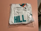 TYREEK HILL Autographed MIAMI DOLPHINS WHITE CUSTOM NFL JERSEY PAAS COA 130