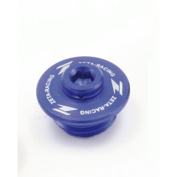DRC Oil Filler Plug Honda/Yamaha/KLX Blue