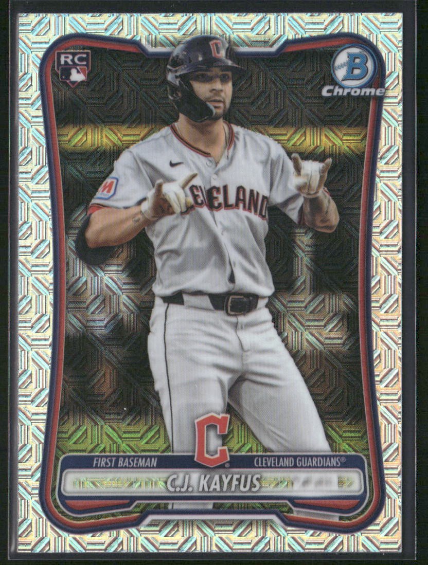 2026 Bowman #98 C.J. Kayfus Chrome Mojo Refractors