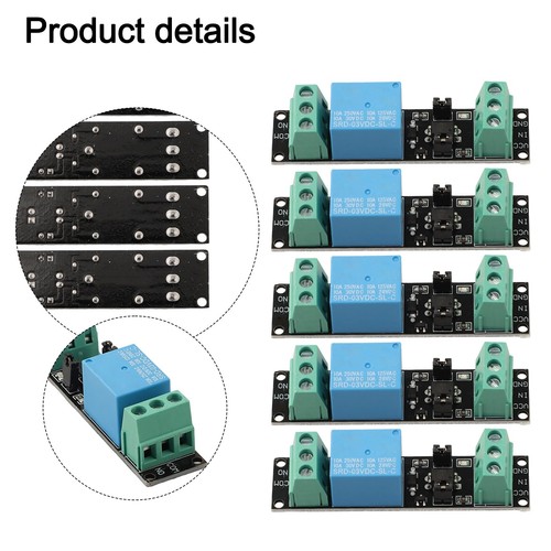 Relay Switching Module Optocoupler Insulated Relay Module 5pcs for Reliable Switching ...