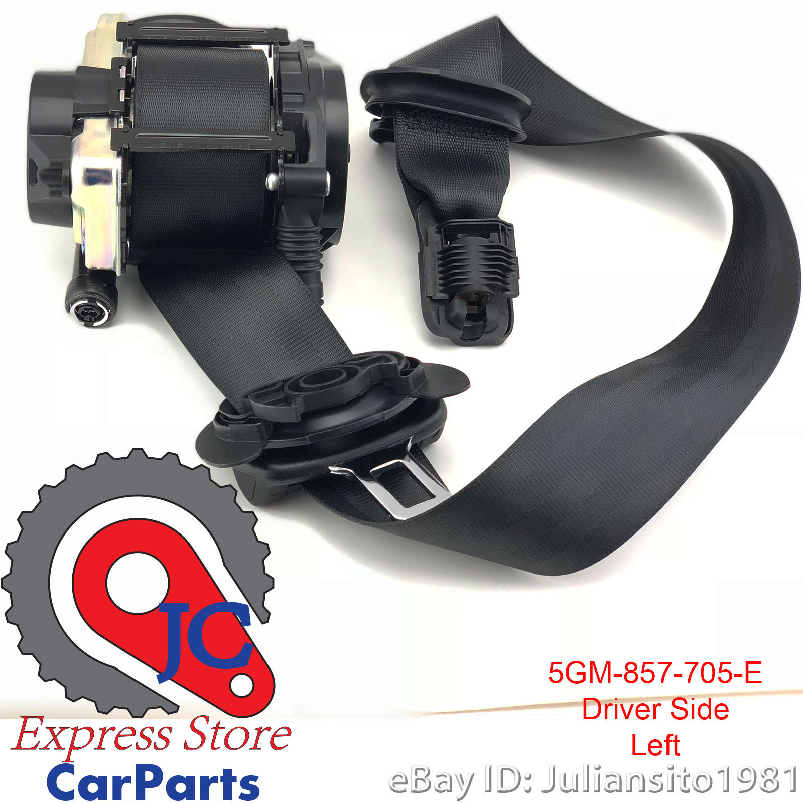 5GM857705E RAA VOLKSWAGEN GENUINE OEM GOLF FRONT DRIVER SEAT BELT 