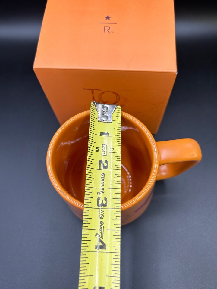 Starbucks Reserve Roastery Tokyo Microblend Pleated Mug Orange 355ml New w/ Box eBay