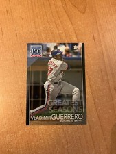 2019 Topps Update - Vladimir Guerrero Black 150 Years of Baseball Insert #d /299