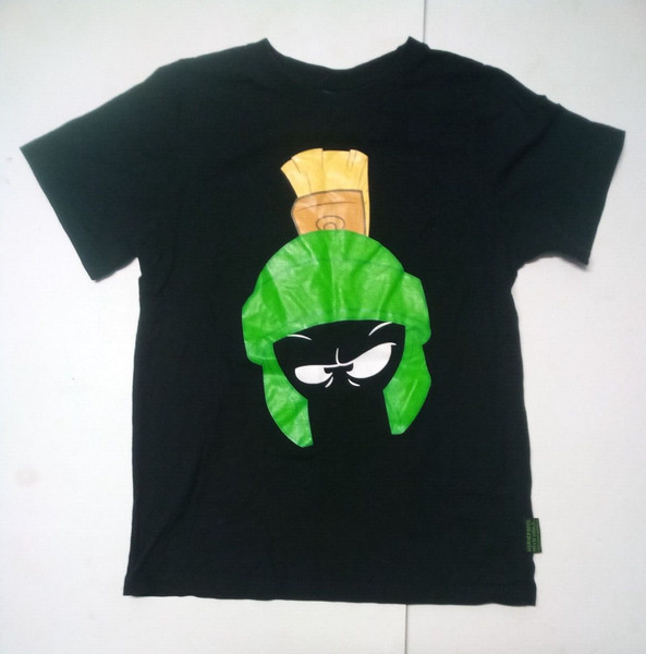 WB "Movie World on the Gold Coast" Women's/Teen Black Cotton T-shirt; Size 14.