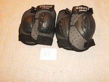 CIRCLE SPORT Protektoren Schutz Rollschuhe Gelenkschutz Gr. S (bis 50 kg) GUT!35